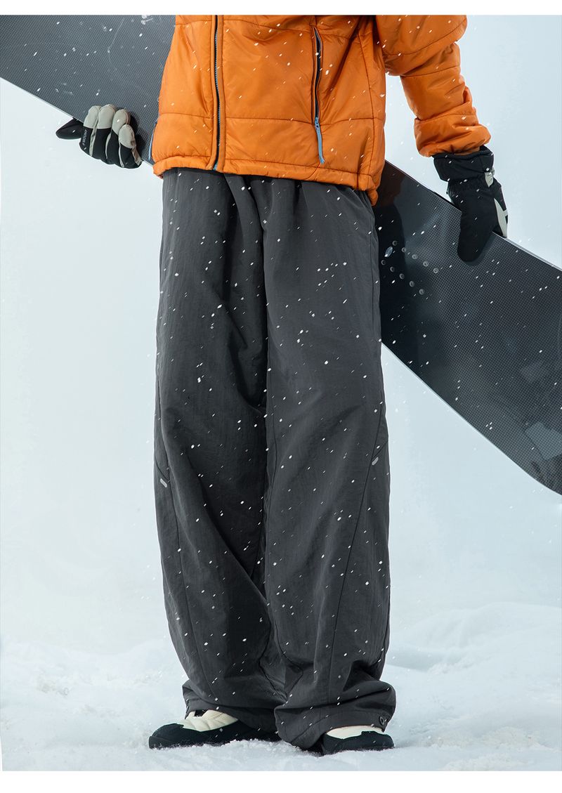 Pantaloni da uomo in cotone idrorepellente, funzionali e invernali, nuovi pantaloni a pieghe, spessi, caldi e lunghi._voghion.com