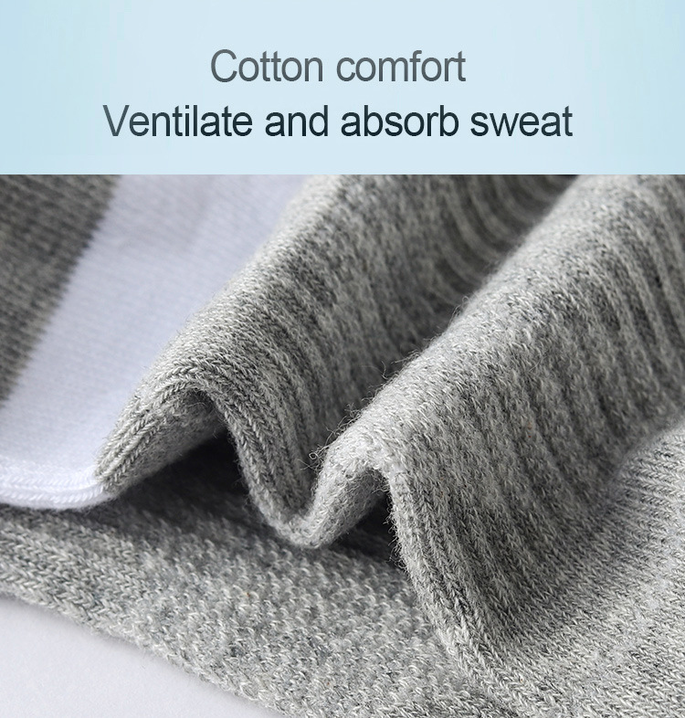 New Cotton Sweat-absorbing, Odor-proof, Breathable, Shallow Mouthed Short Tube Men's Socks, Autumn And Winter Running,_voghion.com