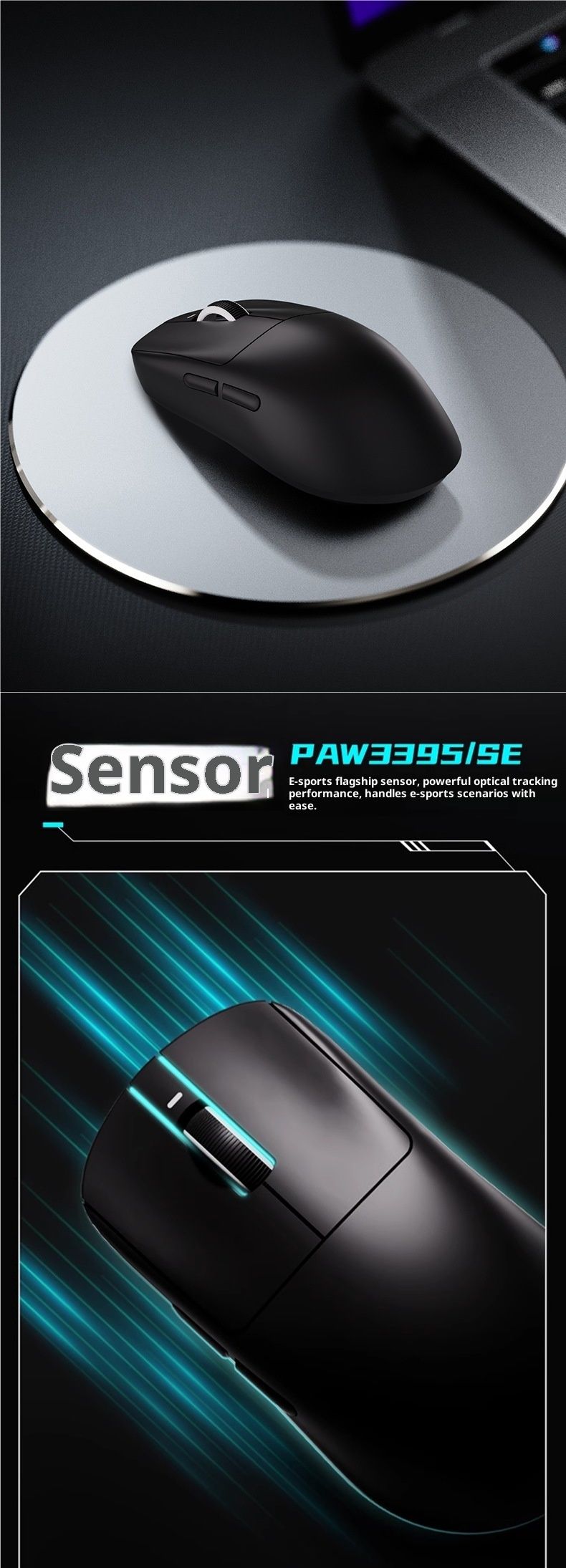 Digitex VXE Dragonfly R1 Kabellose Bluetooth-Maus für Gaming und E-Sport – Lange Akkulaufzeit – Ultraleicht – Ergonomisches Design_voghion.com