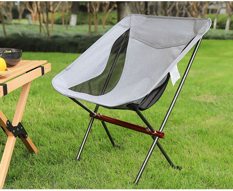Lounge chair, portable aluminum alloy leisure home camping, fishing bench, folding stall, outdoor table and chair_voghion.com