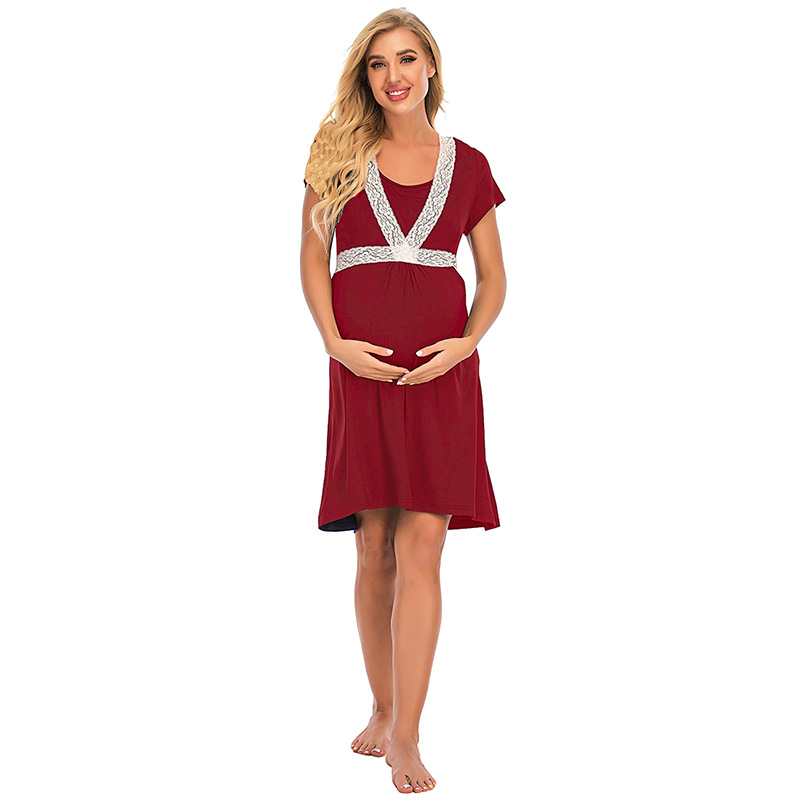 Pigiami da donna in pizzo, vestiti per la casa, camicia da notte, vestiti casual e comodi per la casa_voghion.com