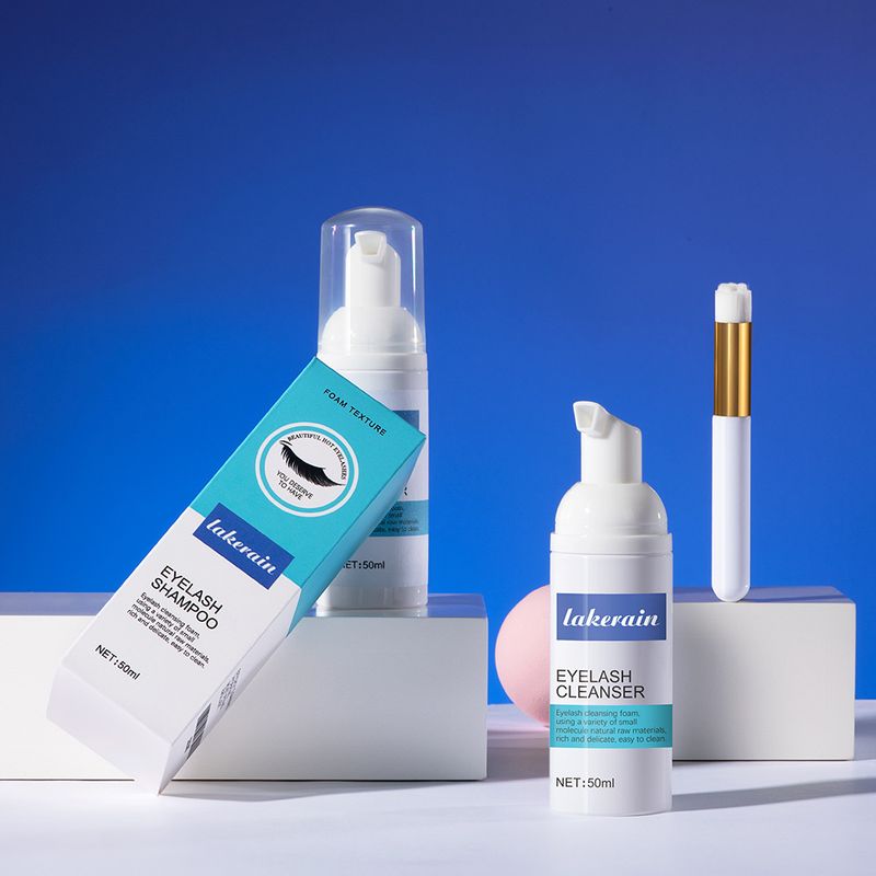 Make-up-Sets Lakerain Wimpern- und Augenbrauen-Reinigungsmousse Wimpernblasen-Reinigungsflüssigkeit 50ml Sanft und leicht zu reinigen_voghion.com