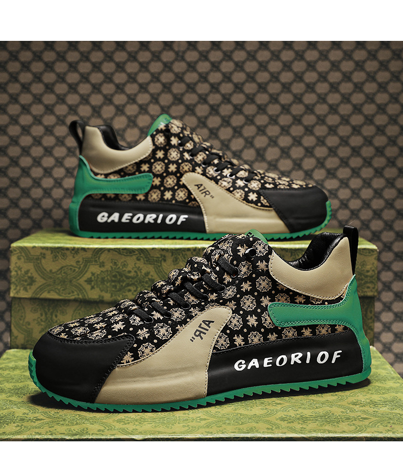 Herren-Sneakers 2023 Frühjahr und Sommer neue chinesische rote Netzschuhe im gleichen Stil Forrest Gump Retro-Taschensohle Papa-Schuhe lässige Sportschuhe_voghion.com