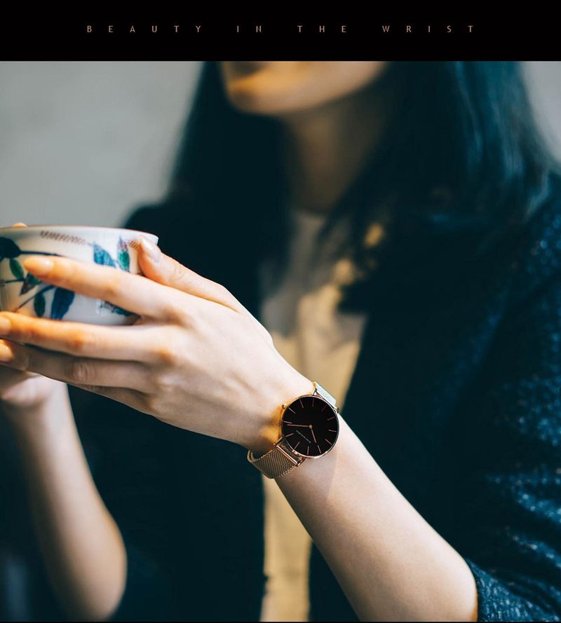 Γυναικεία Ρολόγια Γυναικείο Ρολόι Μπλε Αδιάβροχο Απλό Casual Ταμπεραμέντο Γυναικείο ρολόι μόδας_voghion.com