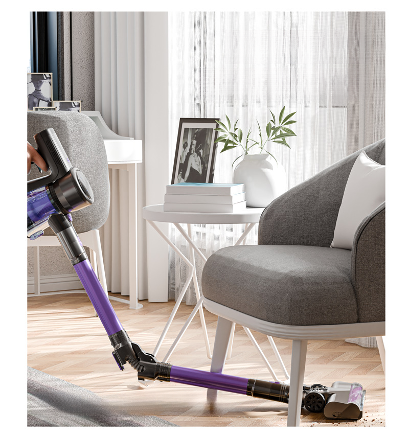 Cordless For Home Use, 250W High Power, Large Suction, Carpet Vacuum, Handheld Portable Vacuum Cleaner_voghion.com