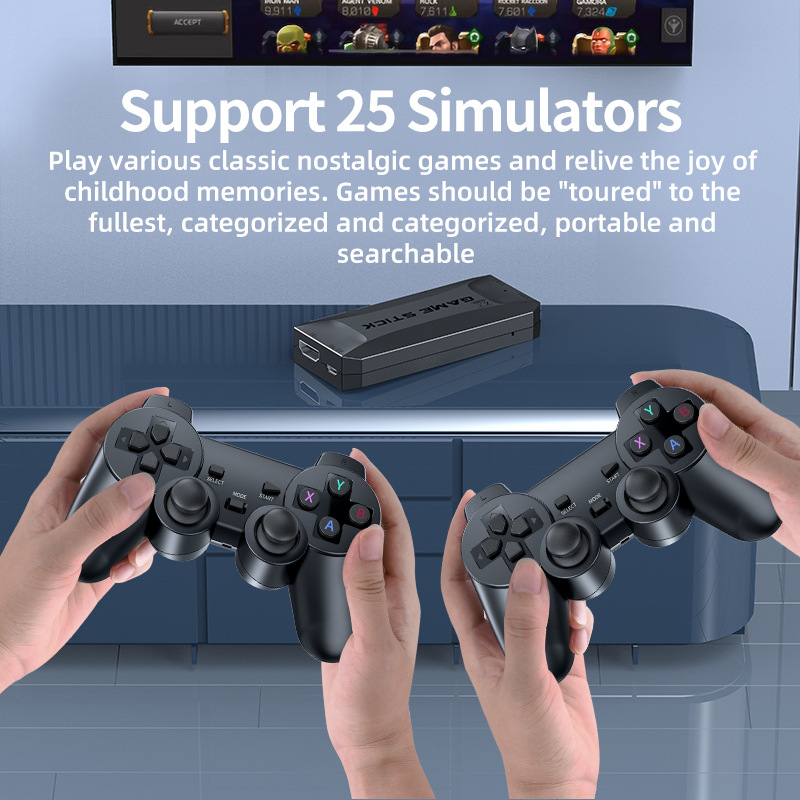 New M16 3D HD 4K HDMI TV Console PSP Large Game_voghion.com