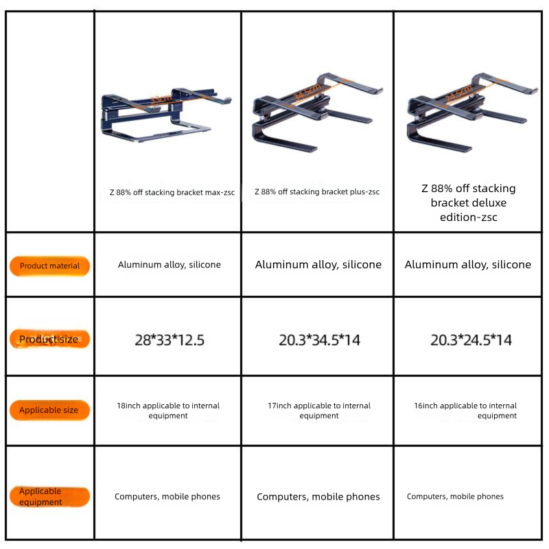 E-Sports Gaming Laptop Stand Adjustable Suspended Cooling Support Notebook Holder Desktop Heightening_voghion.com