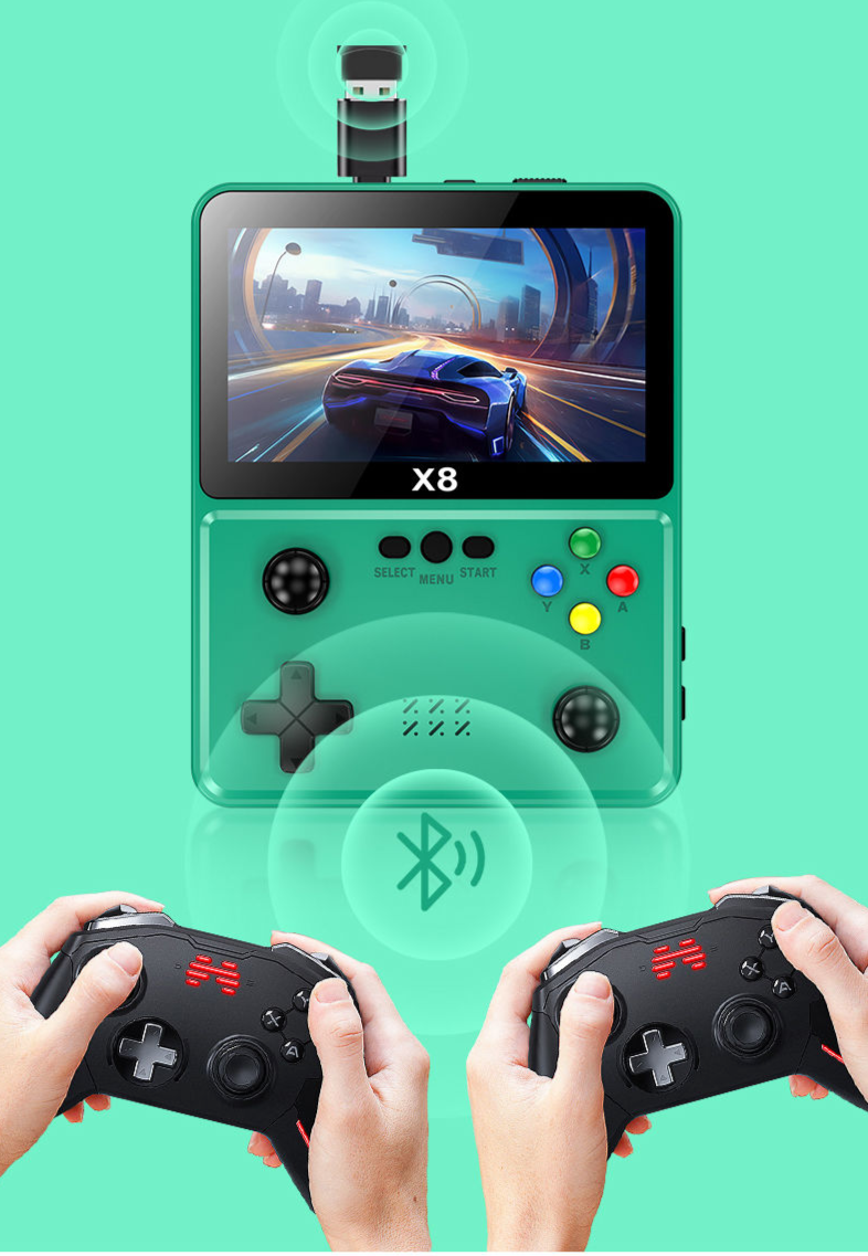 Nouvelle console de jeu portable rechargeable à deux joueurs avec joystick de 4 pouces_voghion.com