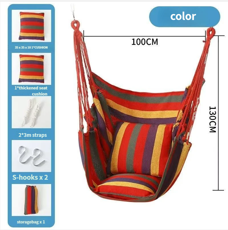 Thickened Hammock Swing Hanging Dormitory College Student Extended Seat Indoor Lazy Stool Rocking Chair_voghion.com