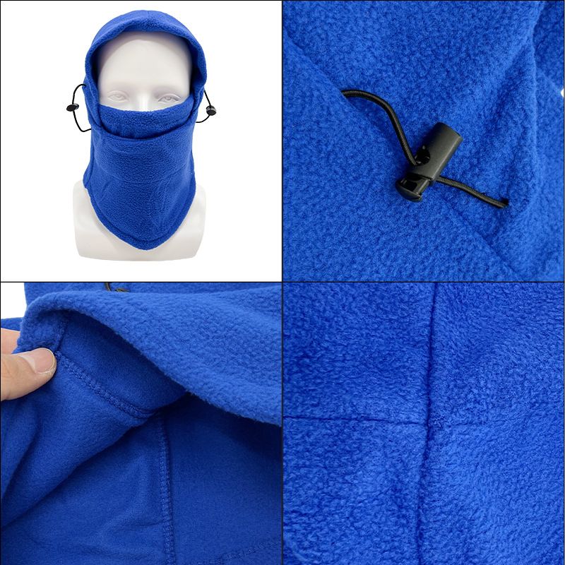 Passamontagna invernale unisex in pile – Scaldacollo termico antivento per ciclismo, per sport all'aria aperta e motociclismo_voghion.com