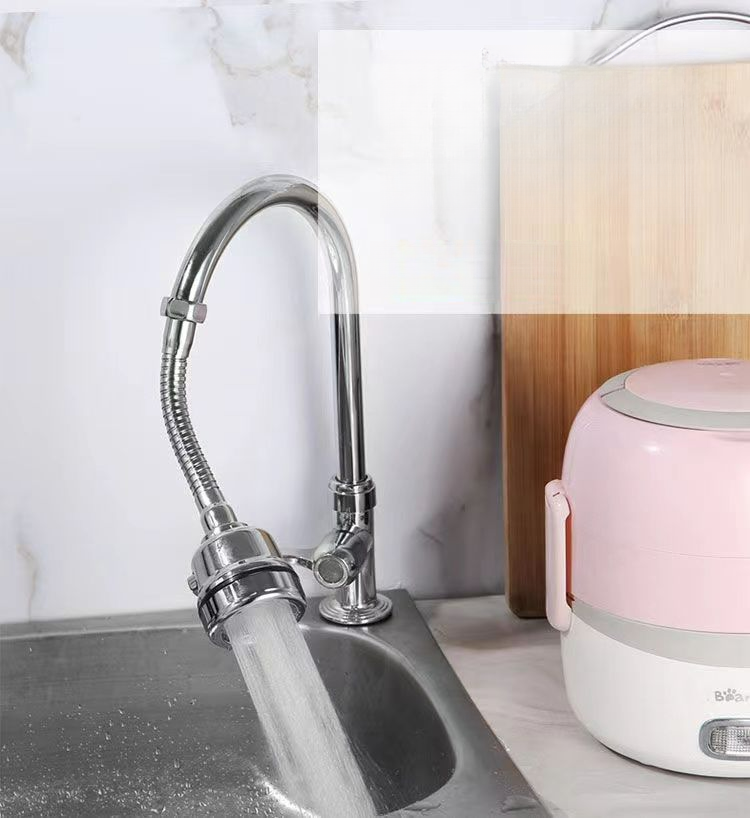 Filtro anti-spruzzi per rubinetto, prolunga universale per doccia, risparmio idrico_voghion.com