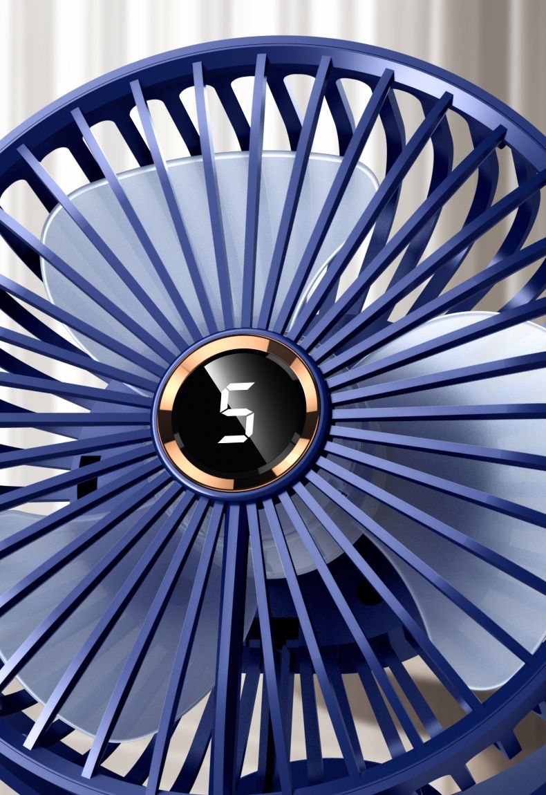 6 Inch USB Desk Fan - Dual Power (AC/USB) Quiet Office Fan (3 Speed Settings Adjustable Tilt ≤35dB Silent Mode)_voghion.com