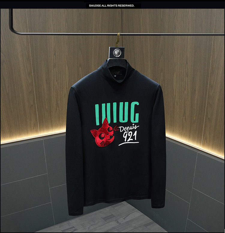 Herrenmodetrend Casual Plus Fleece-Unterzieh-Hoodie_voghion.com