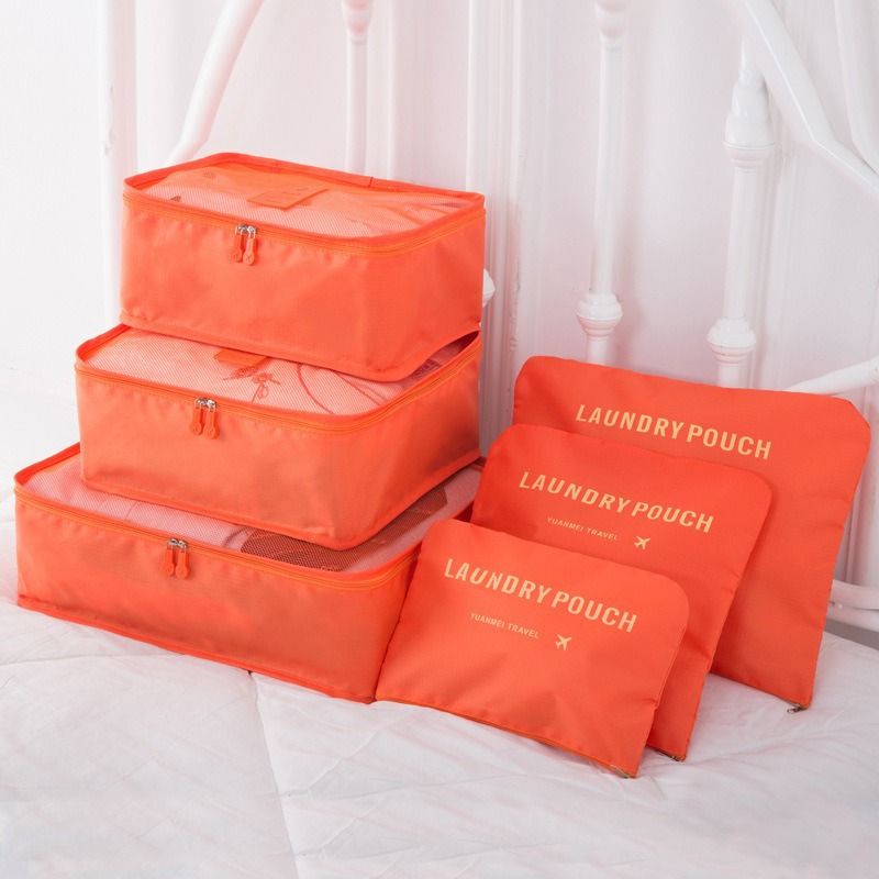 7-Piece Waterproof Travel Organizer Set - Large Capacity Packing Cubes For Clothes Shoes & Electronics (Compression Multi-Purpose Durable Foldable)_voghion.com