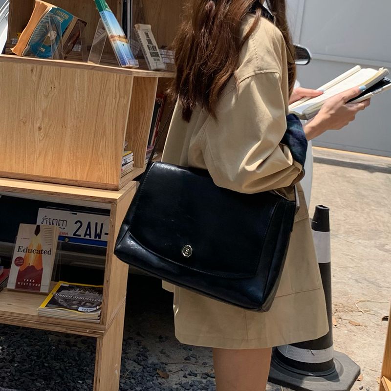 Borsa a tracolla semplice da pendolare con tracolla sensibile di qualità, borsa a tracolla di grande capacità, borsa a tracolla piccola e nuova di zecca_voghion.com