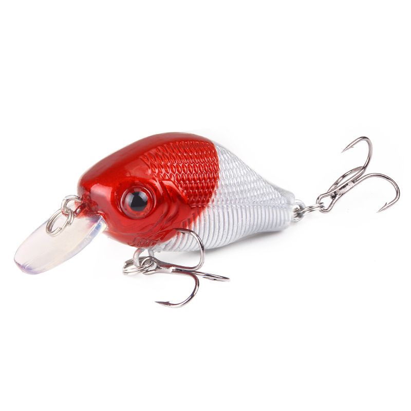 Rock Little Fat Guy Lure High Carbon Steel Treble Hook Floating Water Simulation Bait Fishing Gear Supplies_voghion.com