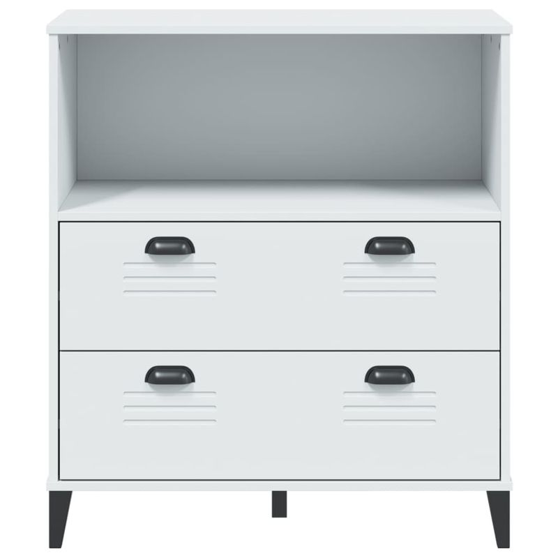 Bookcase VIKEN White 31.5"x15.7"x35.4" Engineered Wood_voghion.com