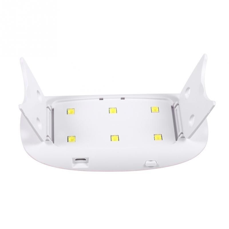 Lampada LED per la polimerizzazione dello smalto in gel UV da 6 W, portatile e alla moda, strumento per manicure portatile_voghion.com