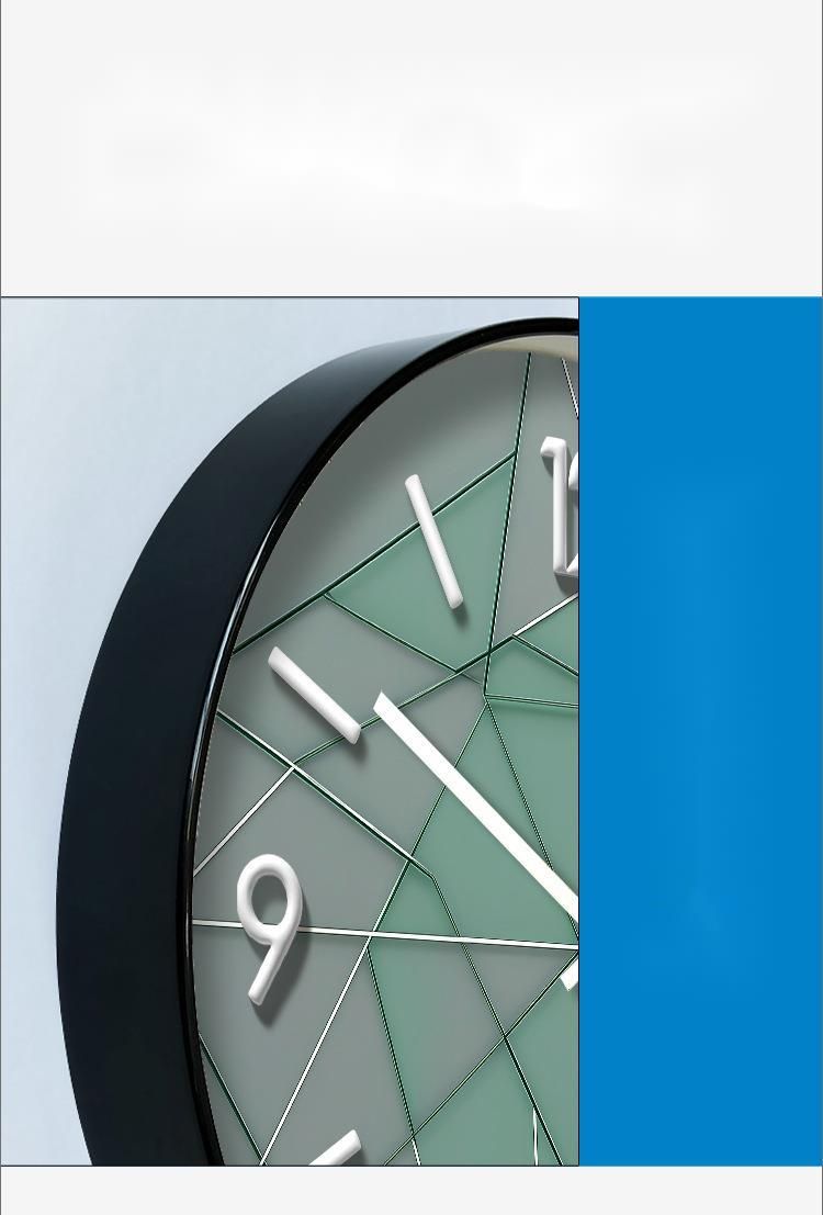Yipula 7066 Einfache neue Stil Wohnzimmer kreative stille personalisierte Schlafzimmer Home Wanduhr_voghion.com