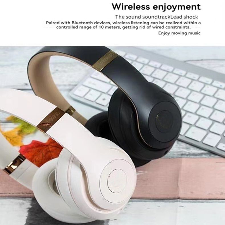 Studio 3 trådløse on-ear hovedtelefoner, klasse 1 Bluetooth, aktiv støjreduktion, 22 timers lyttetid_voghion.com