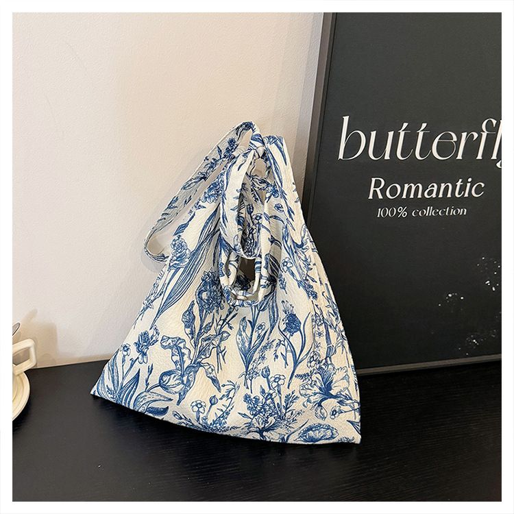 Damentaschen Freizeit Lazy Style Stickerei Zen Tragetasche Große Kapazität Leichte Pendler-Schulter-Umhängetasche Für Frauen_voghion.com