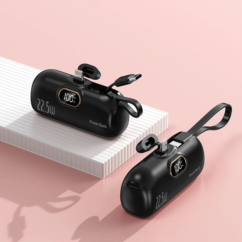 Mini alimentatore portatile compatto tascabile mobile con carica rapida transfrontaliera all'ingrosso da 22,5 W, stampa regalo_voghion.com