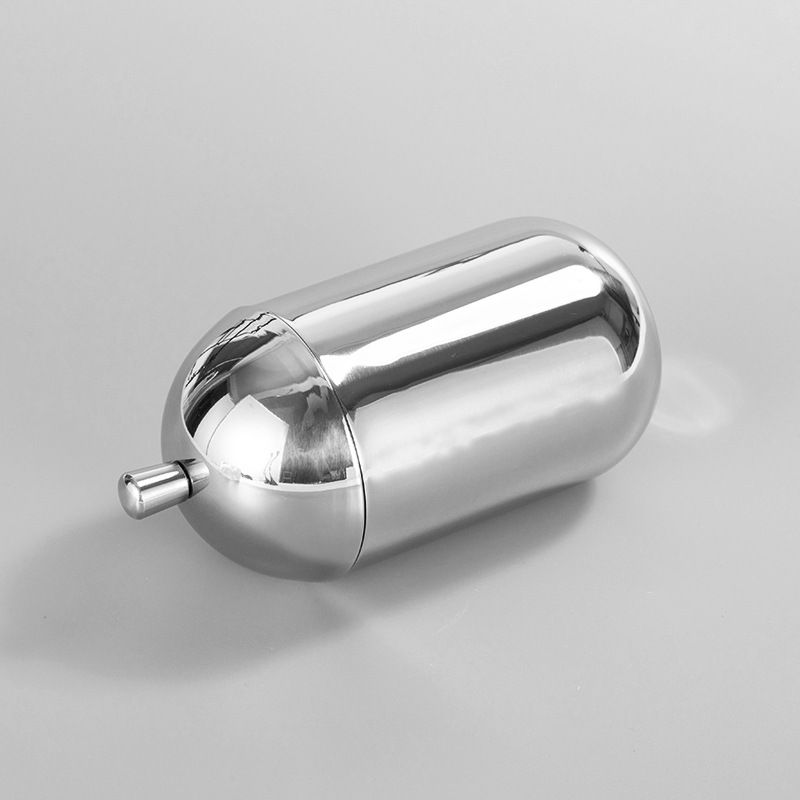 Stainless Steel Canister Jars with Lid Small Cylinder Storage Containers for Tea Sugar Coffee Beans Candy Snack and More_voghion.com