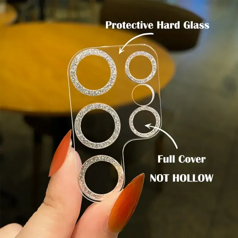Samsung Galaxy S25 S24 S23 S22 Ultra Plus rūdīta stikla kameras objektīva aizsargplēve Bling Diamond Fullcover_voghion.com
