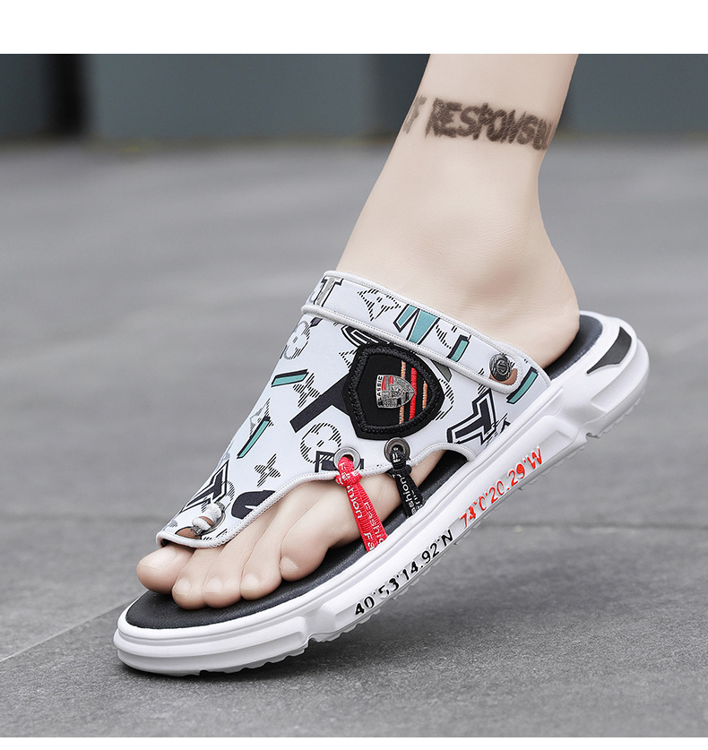 2023 new summer sandals and slippers dual-use cool beach shoes casual all-match open-toed sandals and slippers comfortable men's shoes_voghion.com