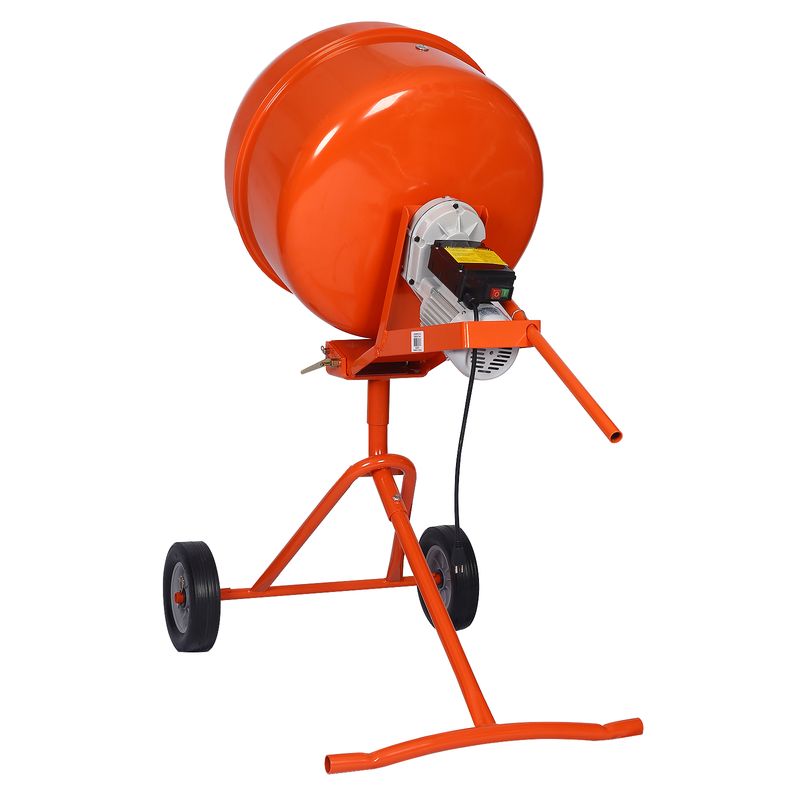 5.0 Cu. Ft. Portable Concrete Mixer,electric Cement Mixer ,ETL Certificated Copper Motor_voghion.com