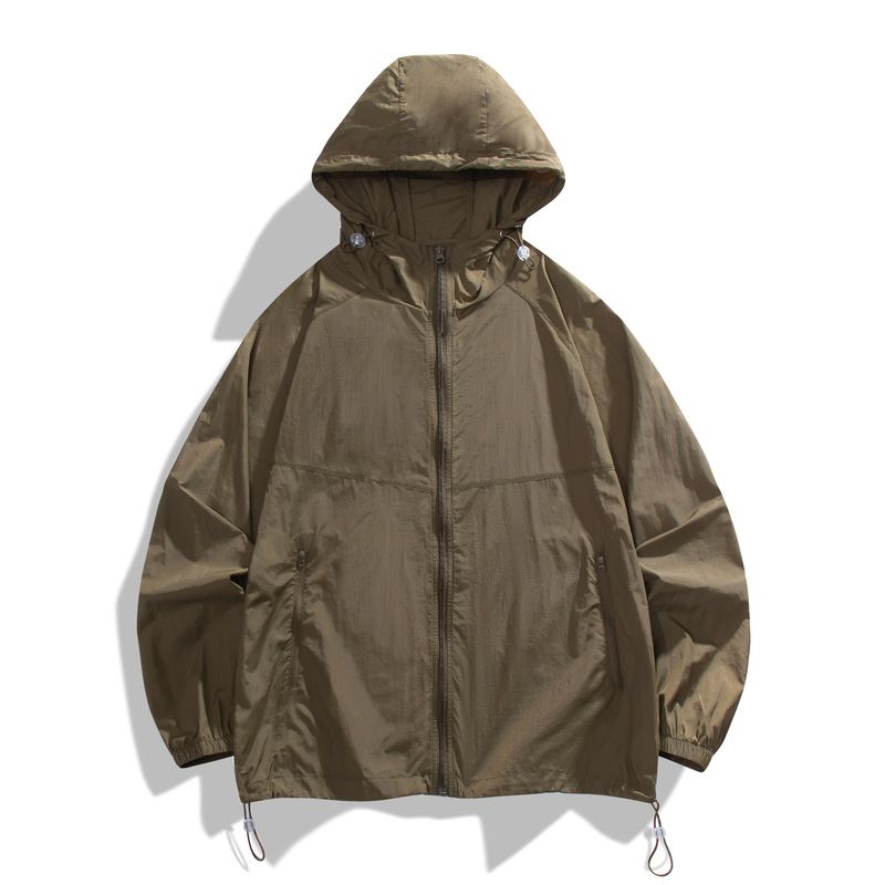 Abbigliamento estivo con protezione solare di qualità imbattibile per uomo e donna, leggero e alla moda per giovani coppie, alla moda e casual, con cappuccio versatile._voghion.com