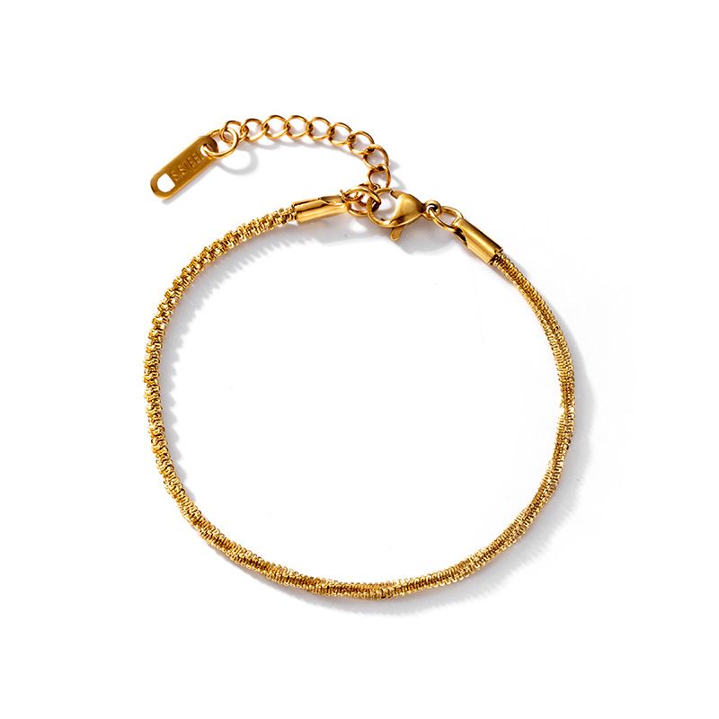 Super Sky Star Halskette mit funkelndem Gold, doppellagig, schlichtes Kettenzubehör_voghion.com