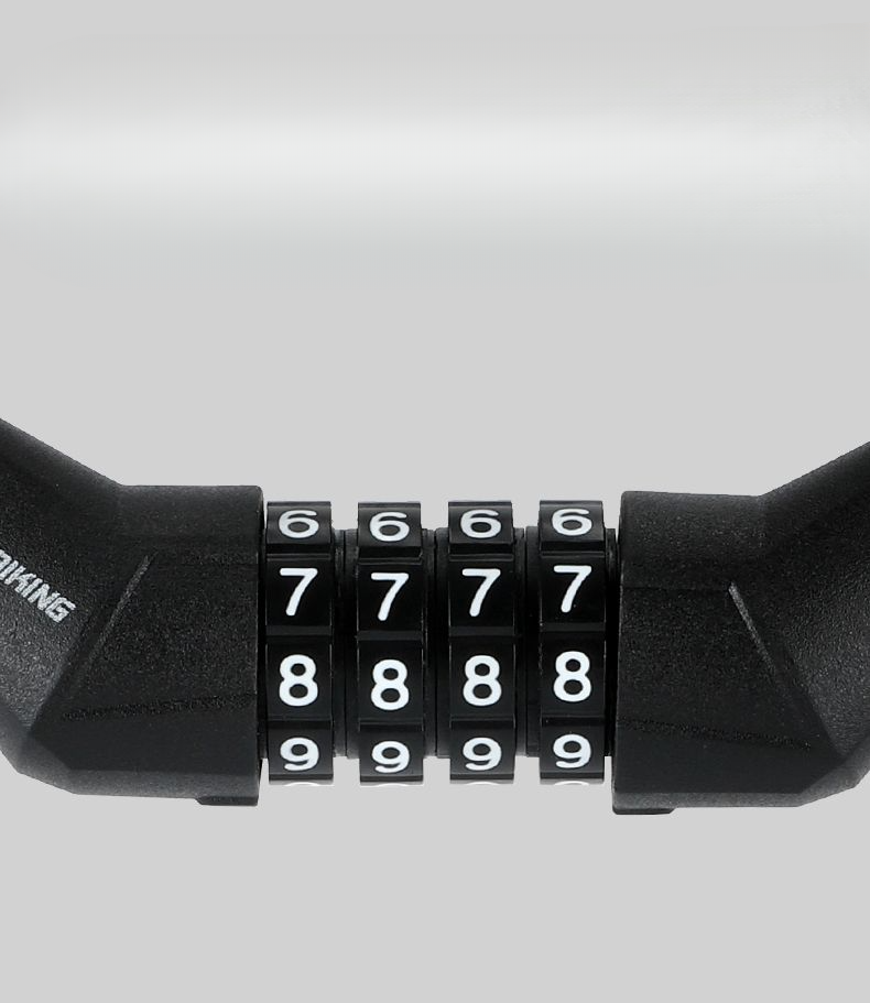Lucchetto antifurto per bicicletta West Rider con password a cinque cifre per la sicurezza di motociclette elettriche e bici da ciclismo_voghion.com