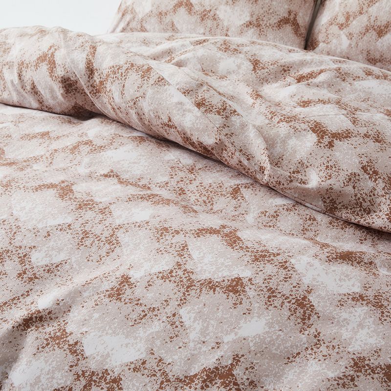 Set copripiumino di lusso con stampa geometrica - Collezione di biancheria da letto in morbido poliestere spazzolato in stile nordico moderno - Lenzuolo con angoli e federe - Diverse misure_voghion.com