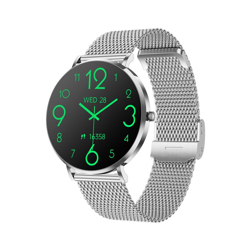 Nuovo smartwatch T8pro ultrasottile con chiamata Bluetooth, schermo 1.36AMOLED, sempre attivo, frequenza cardiaca, pressione sanguigna, donna_voghion.com