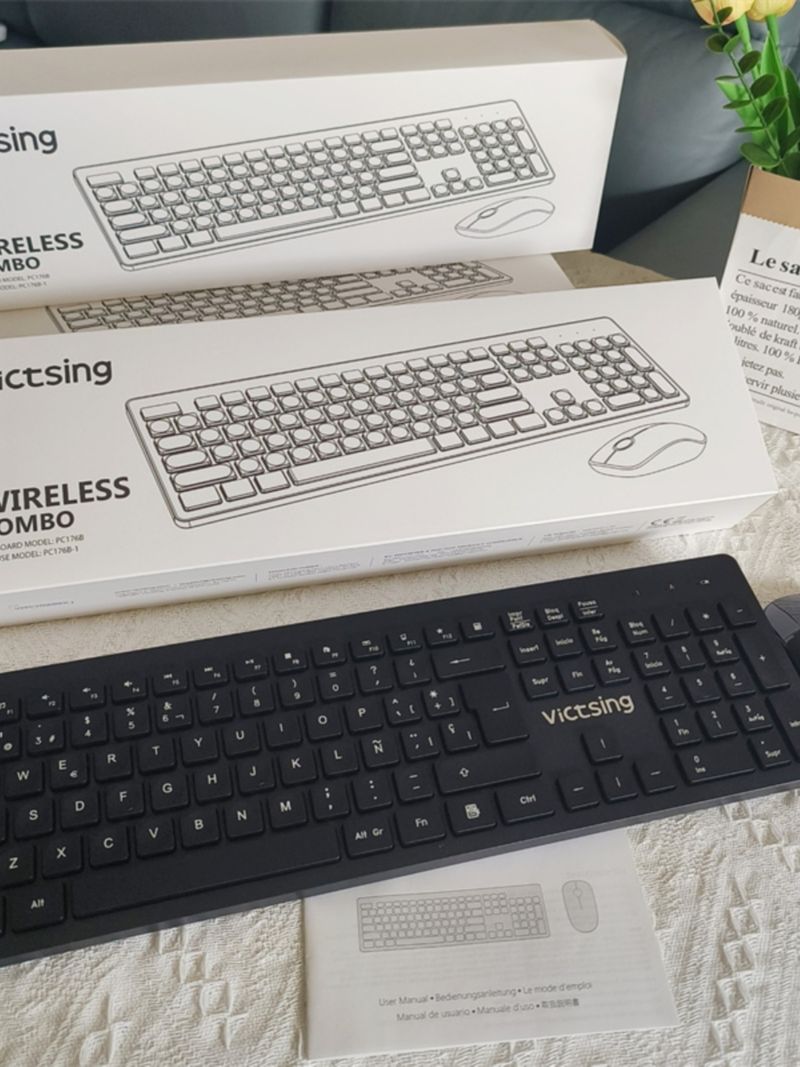 Alle Kollegen sind auf Lager Original 339 Jetzt 69 Desktop-Computer Notebook Neutral Stumm Drahtlose Maus Tastatur Anzug_voghion.com