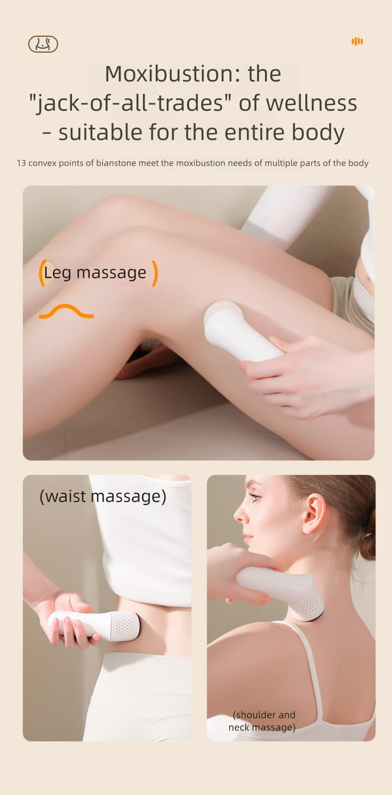 Bian Stone Moxibustion Device, Portable Multi-Functional Handheld Stick For Beauty Massage_voghion.com