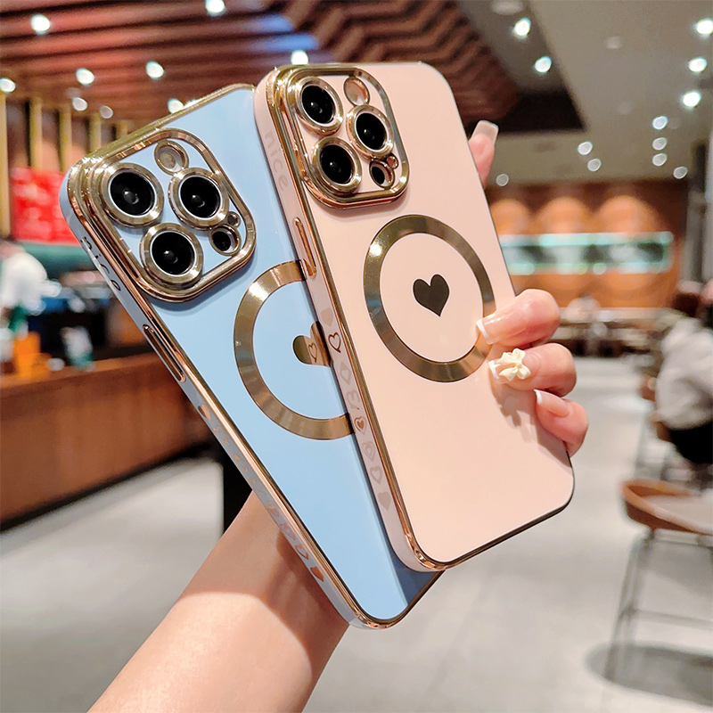 Coque de protection d'objectif en Silicone plaqué solide, étui pour iPhone 14 Pro Max 13 12 11 Pro Max 14 Plus_voghion.com