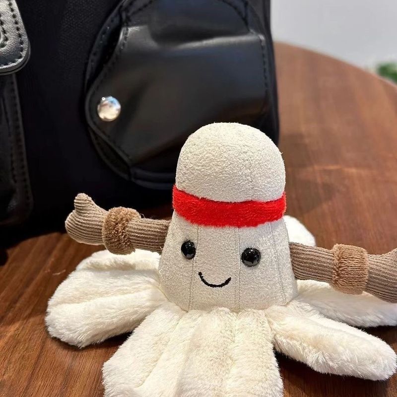 Animale de pluș de pluș umplute, păpușă Spot Fun Sport Badminton Produse de pluș păpușă jucării sac pandantiv breloc_voghion.com