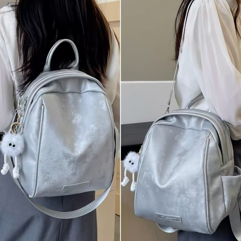 Double Shoulder Women's Bag 2025 New Backpacks_voghion.com