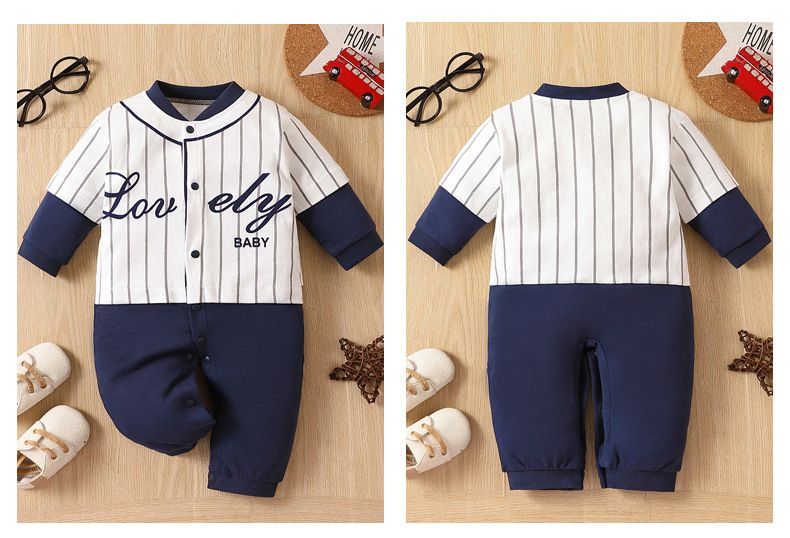 Babykleding, herfstpak, mannelijke baby-westerse stijl tweedelige outdoorkleding, stropdas met lange mouwen, Ha Yi, honderd dagen_voghion.com