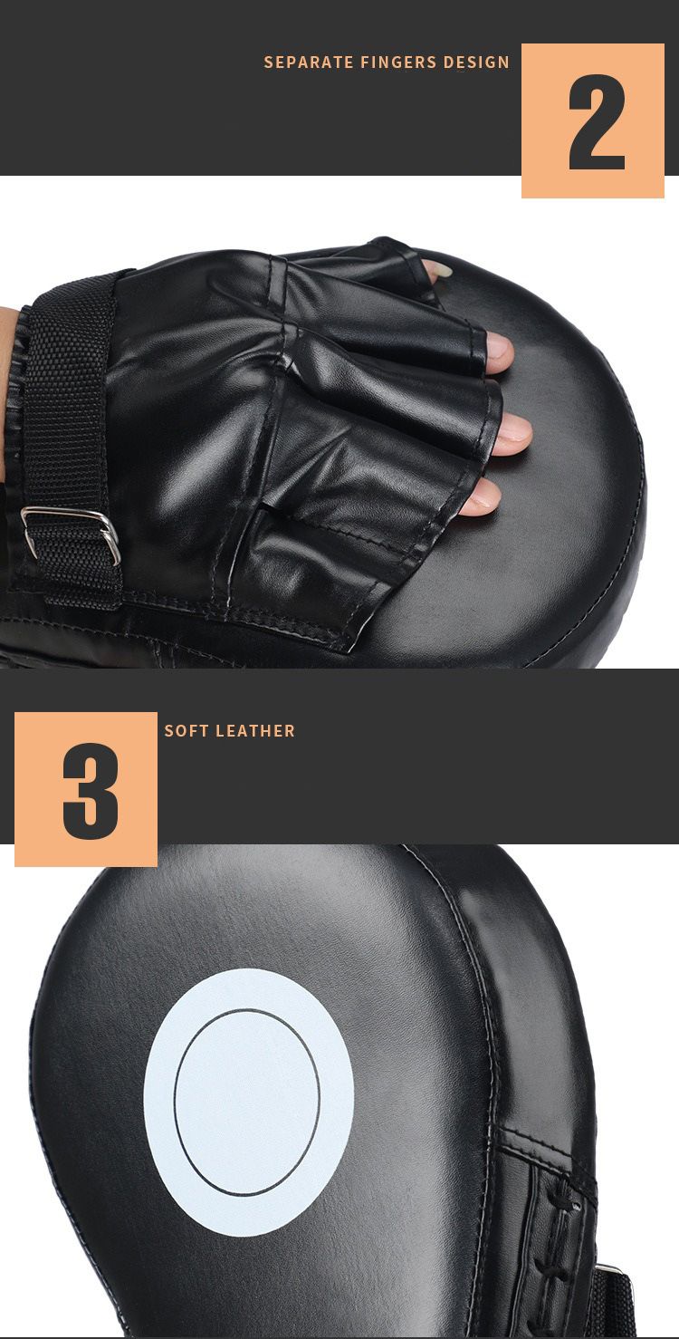 1 stücke Kick Bo Handschuhe Pad Punch Ziel Tasche Männer PU Karate Muay Thai Kostenloser Kampf Sanda Training Erwachsene Kinder ausrüstung_voghion.com