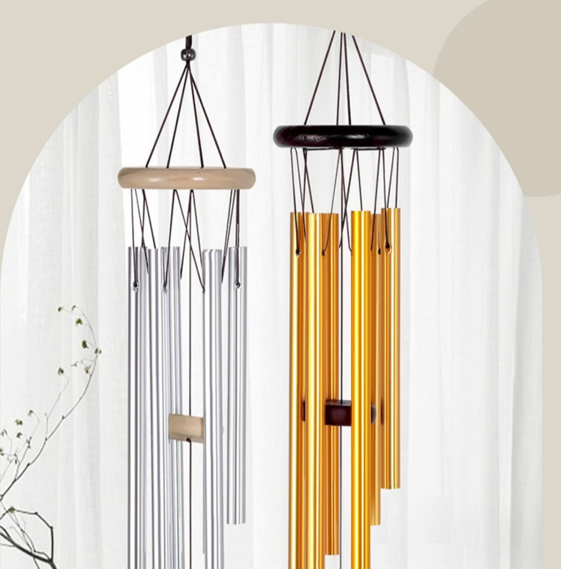 Nordischer chinesischer Stil, frischer Balkon im Freien, Dopamin-Windspiel, hängende Dekoration, Geschenk für Mädchen_voghion.com