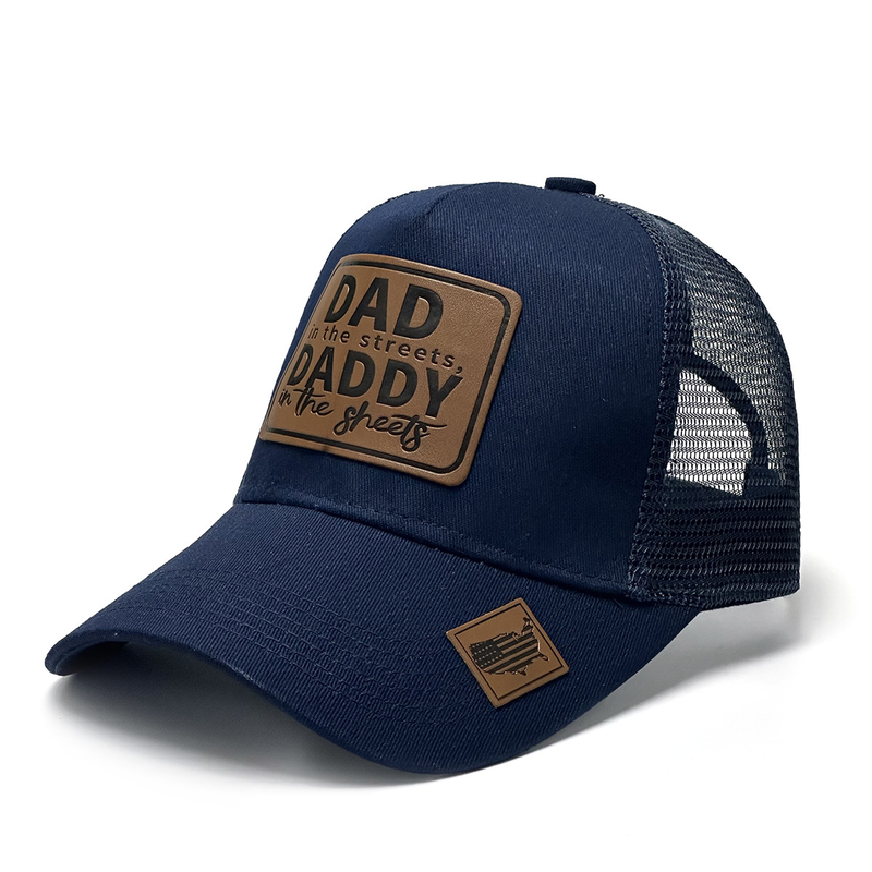 Unisex Embroidered baseball cap netted duck cap curved visor visor netted cap_voghion.com