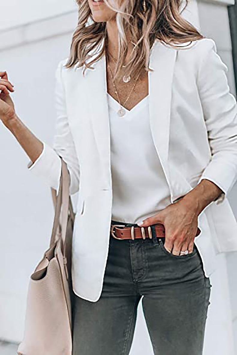 Giacca autunno nuovo temperamento da donna a maniche lunghe con colletto monopetto_voghion.com