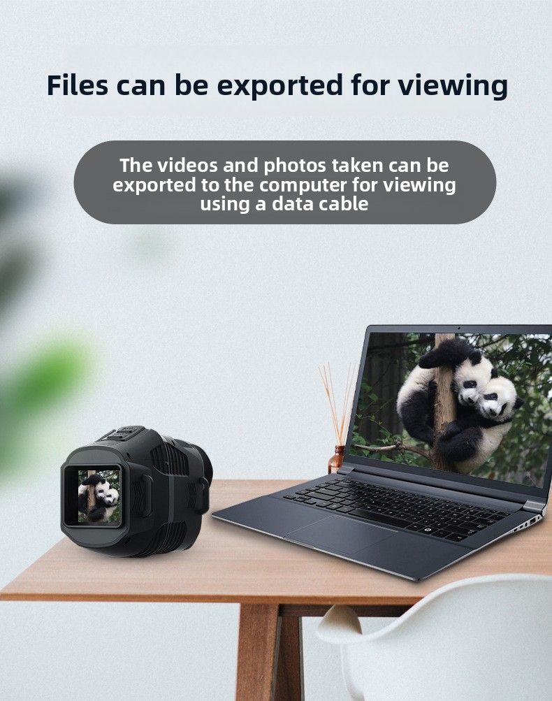 Télescope électronique numérique portable pour l'extérieur, vision nocturne infrarouge HD_voghion.com