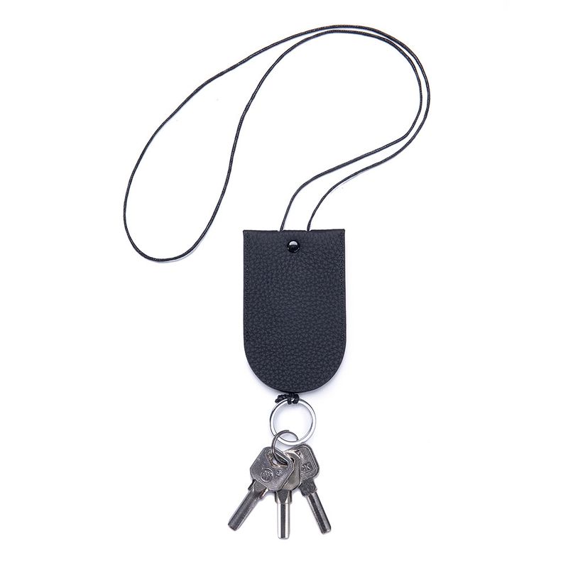 New Style Neck Hanging Keychain Storage Personality Versatile Genuine Leather Pendant Pull Key Bag For Women_voghion.com