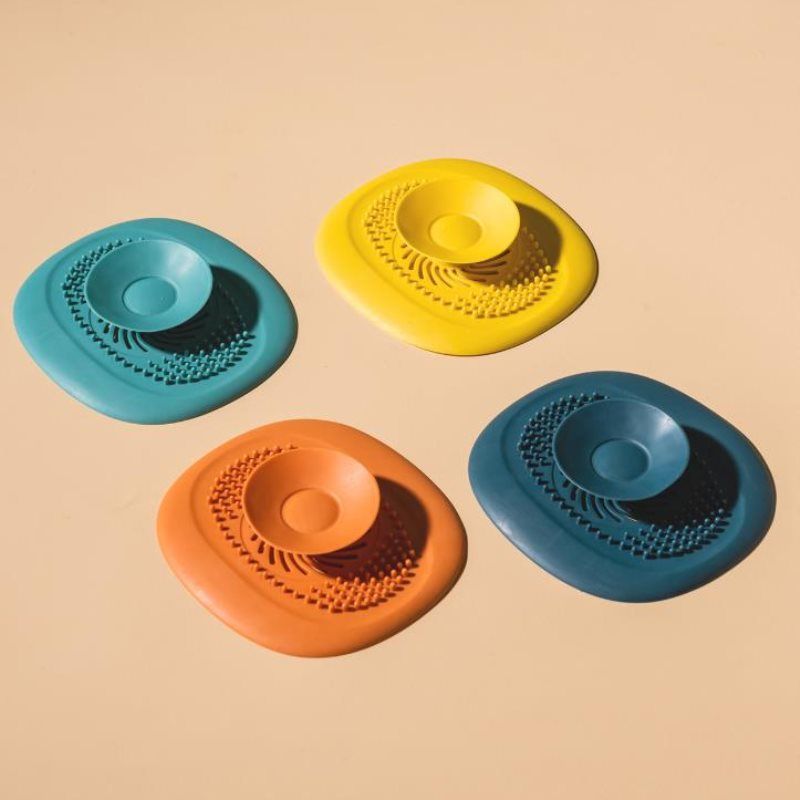 Küchenspüle Deo-Abdeckung Bodenablauf Kanalisation TPR Material Haarfilter Badablauf Auslass Bodenablauf Abdeckung_voghion.com