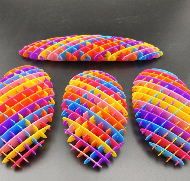 Decompression elastic net radish net children's decompression cure small toy decoration students creative deformation elastic net_voghion.com