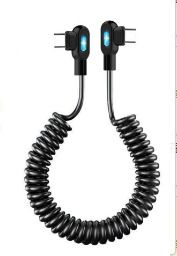 Double Elbow Illuminated Mobile Game Dedicated Data Cable With 90 Degree Right Angle Suitable For Iphone And Android_voghion.com